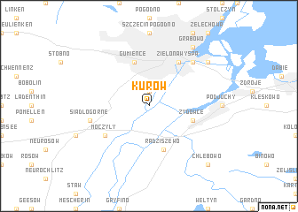 map of Kurów