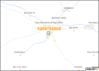 map of Kuroyedovo
