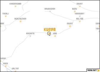 map of Kurpa