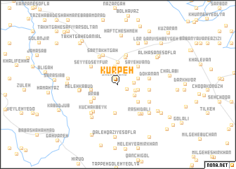 map of Kūrpeh