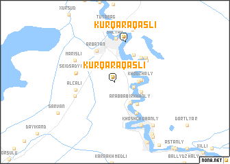 map of Kür Qaraqaşlı