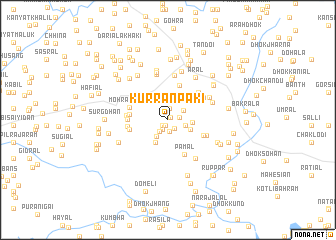 map of Kurran Pāki
