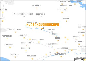 map of Kursakovo-Markovo