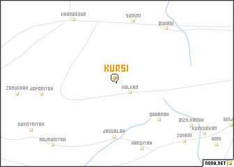 map of Kursī