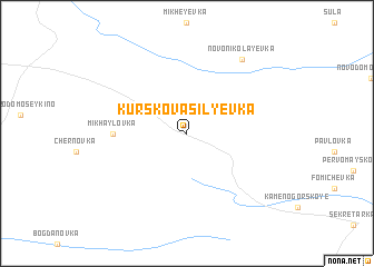 map of Kursko-Vasil\