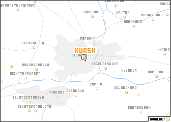 map of Kursk