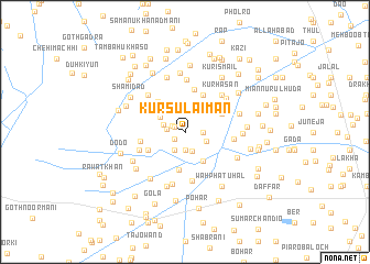 map of Kur Sulaimān