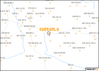 map of Kurşunlu