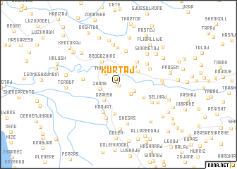 map of Kurtaj