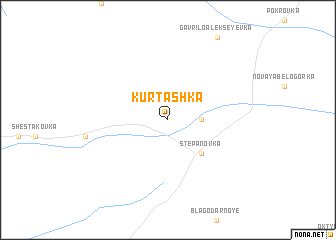 map of Kurtashka