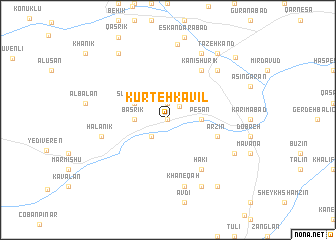 map of Kūrteh Kavīl