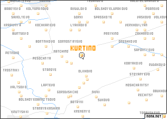 map of Kurtino