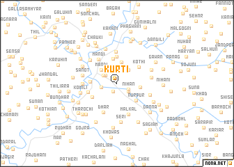 map of Kurti