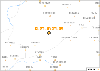 map of Kurtluyaylası