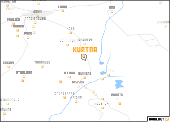 map of Kurtna