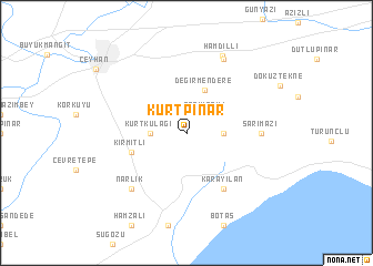 map of Kurtpınar