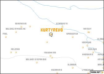 map of Kurtyrevo