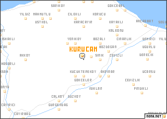 map of Kuruçam