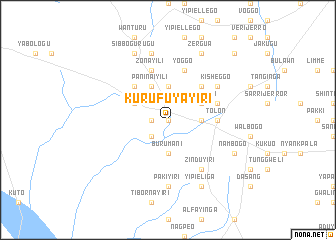 map of Kurufuyayiri