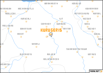 map of Kurugeriş