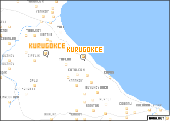 map of Kurugökçe