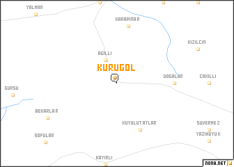 map of Kurugöl