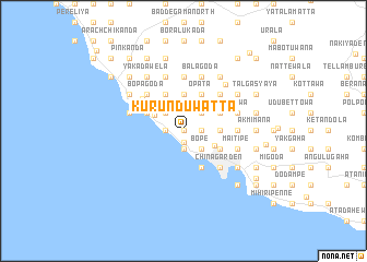 map of Kurunduwatta