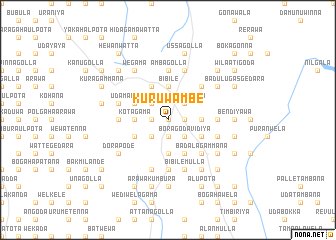 map of Kuruwambe