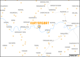 map of Kuryongbat