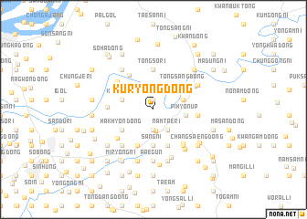 map of Kuryong-dong