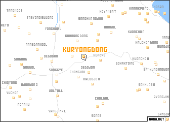 map of Kuryong-dong