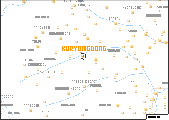 map of Kuryong-dong