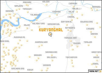 map of Kuryong-mal