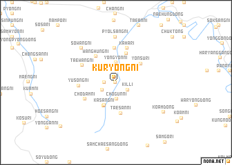 map of Kuryong-ni