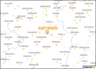 map of Kuryong-ni