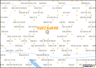 map of Kurza Jama