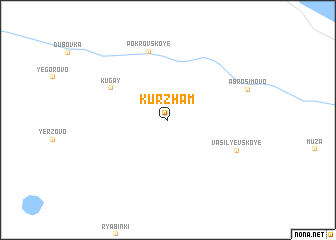 map of Kurzham