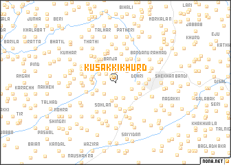 map of Kusakki Khurd