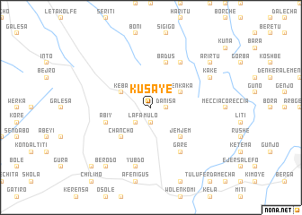 map of Kusayē