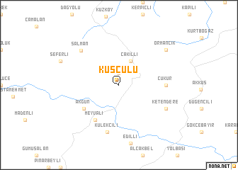 map of Kuşçulu