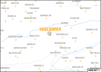 map of Kuşçuören