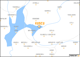 map of Kuşçu