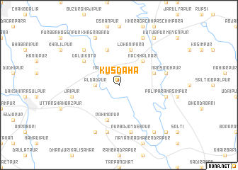 map of Kusdaha