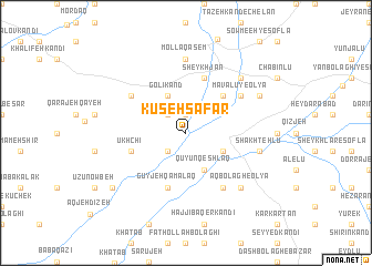 map of Kūseh Şafar