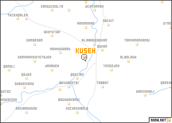 map of Kūseh