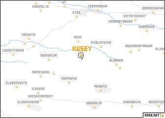 map of Kusey