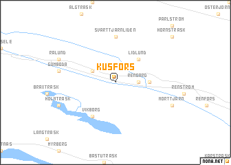map of Kusfors