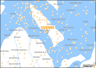 map of Kushak