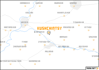 map of Kushchintsy