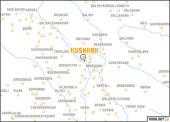 map of Kūshkak